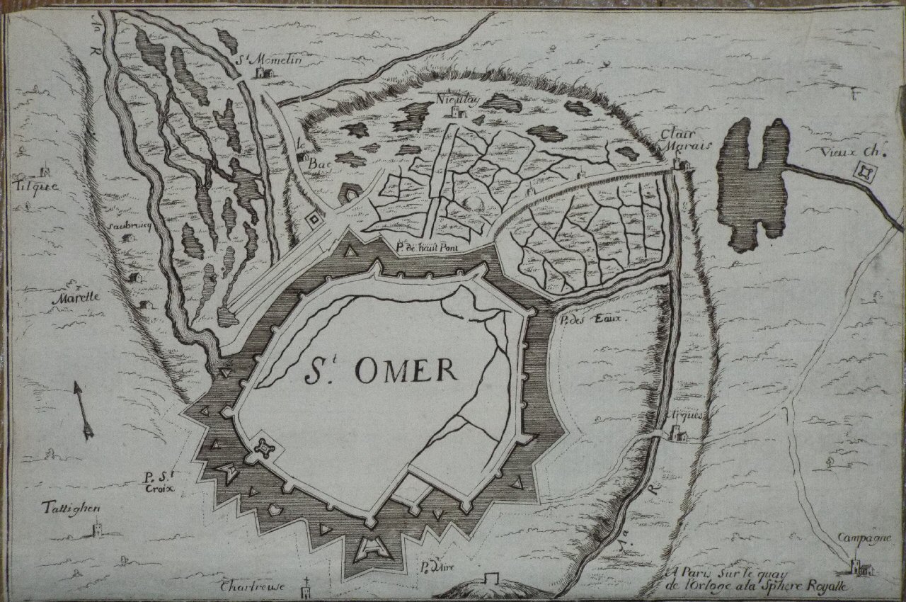 Map of Saint-Omer - Saint-Omer